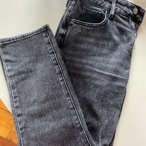 Pacsun faded black mom jeans